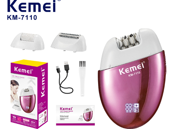 3in1 Replaced Foot Skin Cleaning Epilator